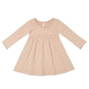 Quincy Mae long sleeved jersey dress. EUC. 2-3y
